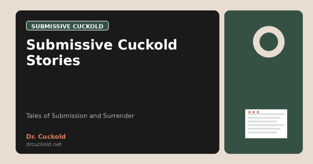 Submissive Cuckold Stories