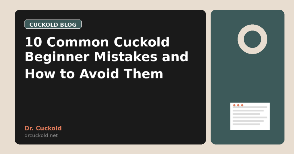 10 Common Cuckold Beginner Mistakes and How to Avoid Them