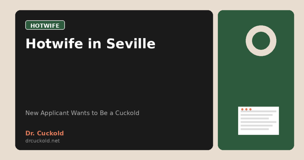 Hotwife in Seville