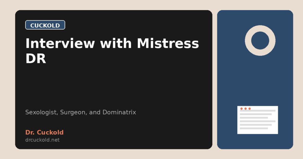 Interview with Mistress DR
