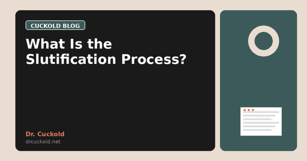What Is the Slutification Process?